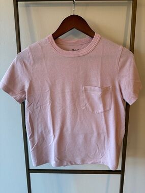 Madewell Pink pocket Tee